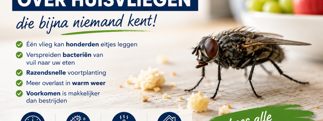 10 feiten over huisvliegen die bijna niemand kent