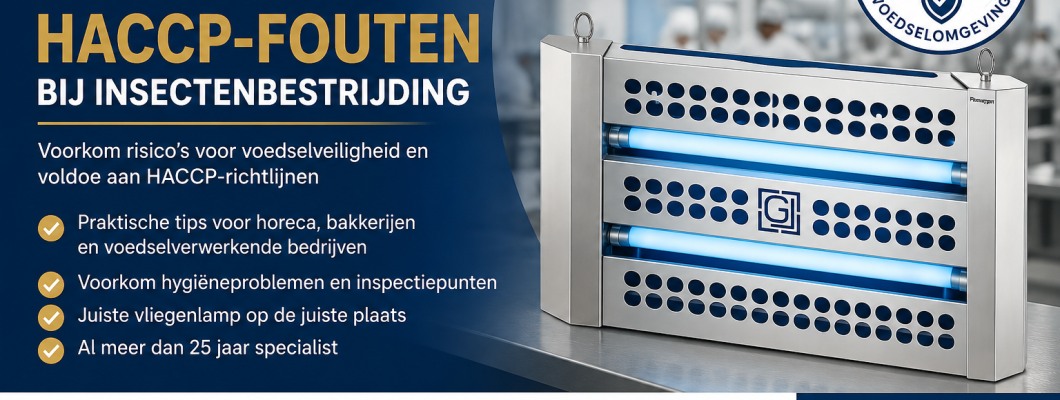 De 5 meest gemaakte HACCP-fouten bij insectenbestrijding | Flystopper