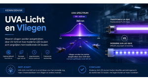 UVA Licht en Vliegen | Verschil tussen UV-Buizen en LED Buizen
