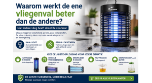 Waarom werkt de ene vliegenval beter dan de andere?