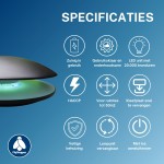 Flystopper NT12 - Design vliegenlamp met kleefplaat HACCP