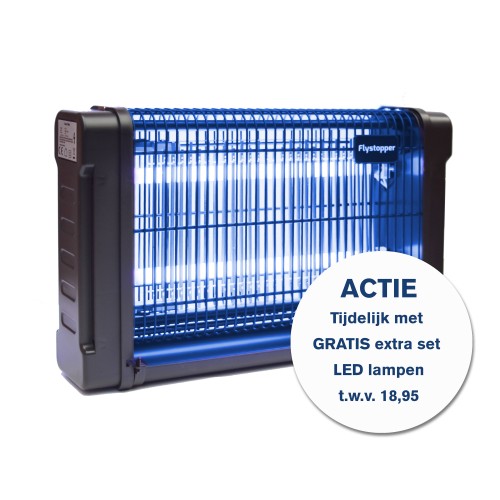 Vliegenlamp Flystopper HV16L - 8W - LED - 4000 Volt