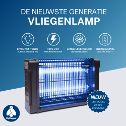 Vliegenlamp Flystopper HV16L - LED - 4000 Volt