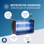 Vliegenlamp Flystopper HV16L - LED - 4000 Volt