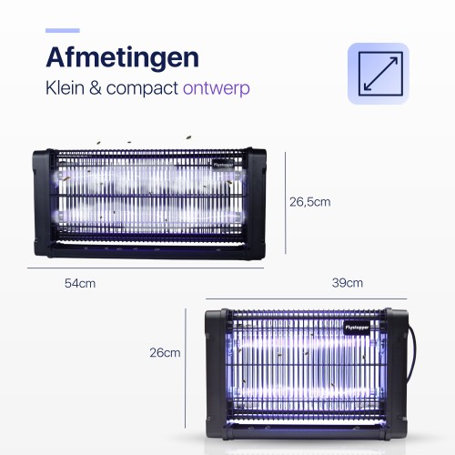 Vliegenlamp Flystopper HV30 - 30 Watt - 4000 Volt