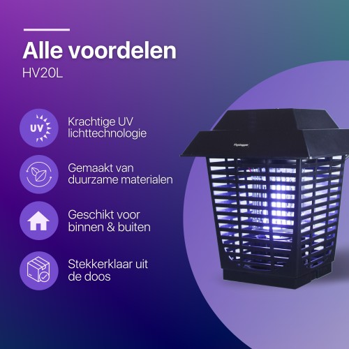 Vliegenlamp Flystopper HV20LED-IP - 30 watt