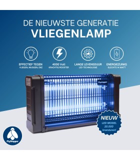 Vliegenlamp Flystopper HV30L - LED - 14 Watt - 4000 Volt