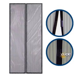 Magnetisch Vliegengordijn Deurgordijn Zwart - 100x210 cm Magnetisch Vliegengordijn Deurgordijn Zwart - 100x210 cm