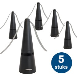 5 stuks Ecologische vliegenverjager voor op tafel | werkt op batterijen en op het lichtnet | Flystopper 5 stuks Ecologische vliegenverjager voor op tafel | werkt op batterijen en op het lichtnet | Flystopper