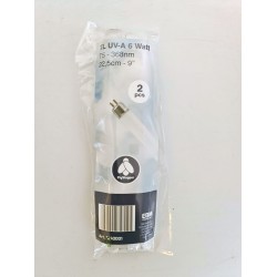 UV-Lamp recht - 6 Watt  - 22,5 cm *Set 2 stuks* UV-Lamp recht - 6 Watt  - 22,5 cm *Set 2 stuks*