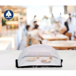 Vliegenkap - voedselkap - foodcover opvouwbaar XXL tafelmodel 116 cm  Flystopper Vliegenkap - voedselkap - foodcover opvouwbaar XXL tafelmodel 116 cm  Flystopper
