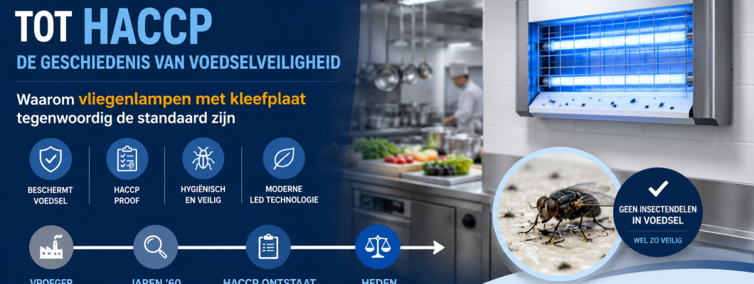 Geschiedenis van HACCP en voedselveiligheid | Waarom kleefplaat vliegenlampen de standaard zijn