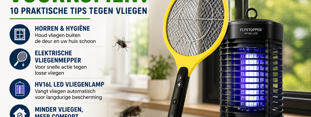 Vliegen in Huis Voorkomen? 10 Praktische Tips Tegen Vliegen