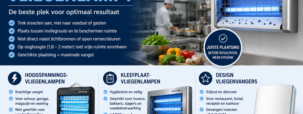 Waar plaats je een vliegenlamp? | De complete gids voor optimale werking