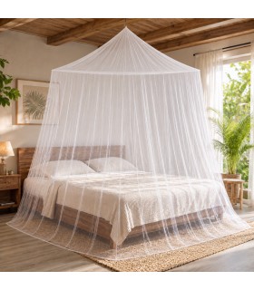 2 persoons Klamboe XXL - Met 150 cm ring - 14 m omtrek | Flystopper K1500 