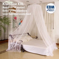 2 persoons Klamboe XXL - Extra grote klamboe 60x250x1400 cm | Flystopper K1400 