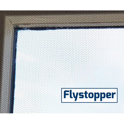  2 stuks Vliegengaas Horrengaas voor raam 130 x150 mm Flystopper HG150 