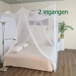  Klamboe recht 2 persoons XXL 240x220cm Flystopper K2400