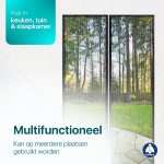 Magnetisch Vliegengordijn Deurgordijn Zwart - 100x230 cm Magnetisch Vliegengordijn Deurgordijn Zwart - 100x230 cm