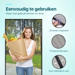 Magnetisch Vliegengordijn Deurgordijn Zwart - 100x230 cm Magnetisch Vliegengordijn Deurgordijn Zwart - 100x230 cm